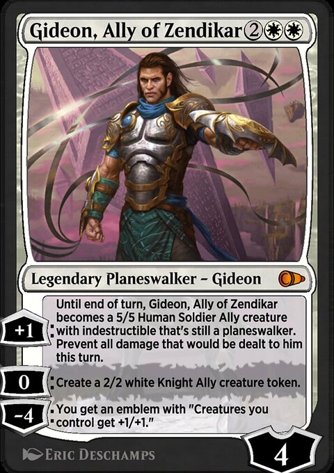 Gideon, Ally of Zendikar